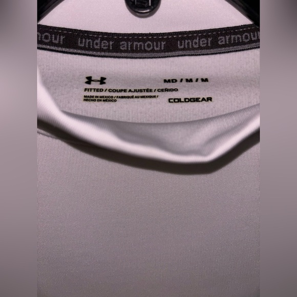 Under Armour ColdGear White Long Sleeve Top - Picture 3 of 4